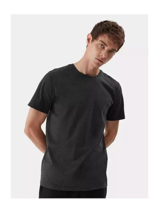 4F Men's Short Sleeve T-shirt Gray