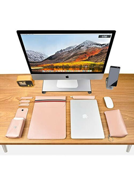 Wiwu Elite Protect Set 5 In 1 Tasche Fall für Laptop 13" in Rosa Farbe