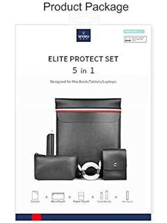 Wiwu Protect Θήκη για Laptop 13" σε Μαύρο χρώμα