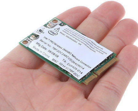 Κάρτα PCIe σε θύρα Mini PCIe Mic Wm3945abg