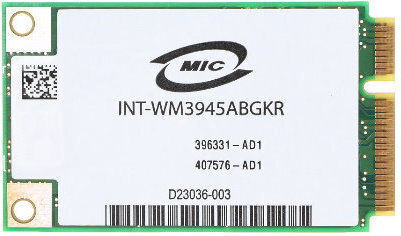 Κάρτα PCIe σε θύρα Mini PCIe Mic Wm3945abg