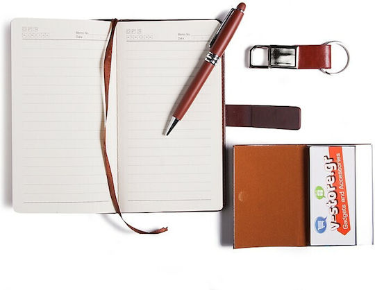 Set with Notebook and Pen 4pcs