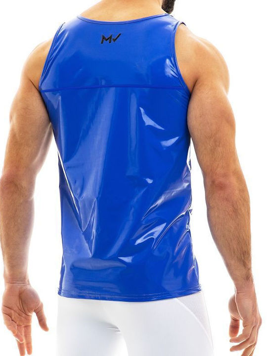 Men's Undershirt Short-sleeved in Blue Color