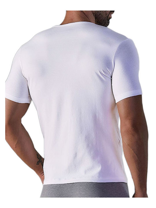 FMS Men's Short Sleeve Undershirt White