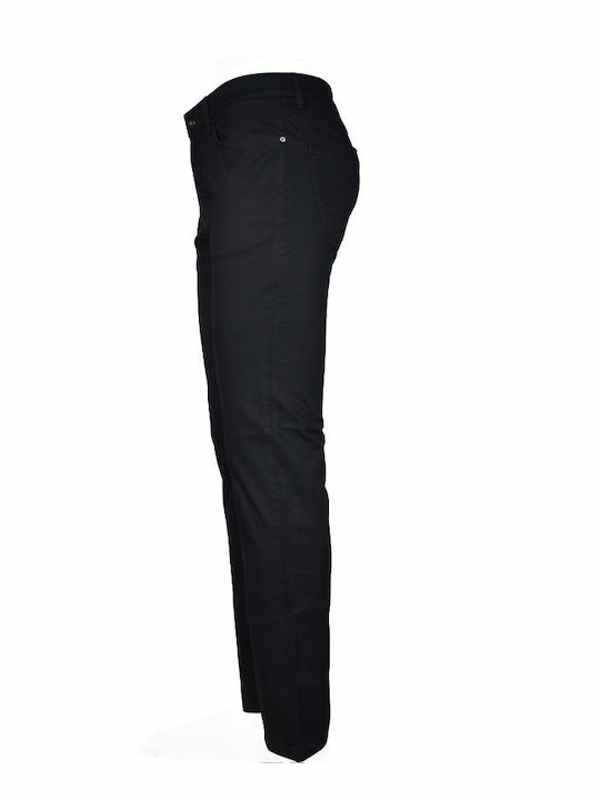 Παντελόνι Chino Ελαστικό σε Slim Εφαρμογή Μαύρο