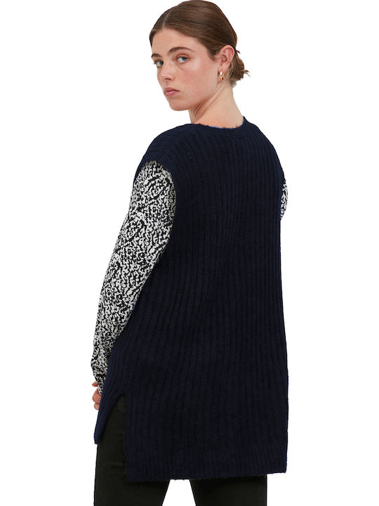 Women's Sleeveless Sweater Black