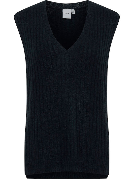 Women's Sleeveless Sweater Black