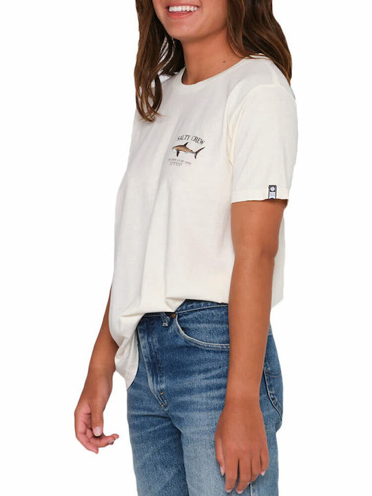 Bruce Boyfriend Women's Oversized T-shirt White