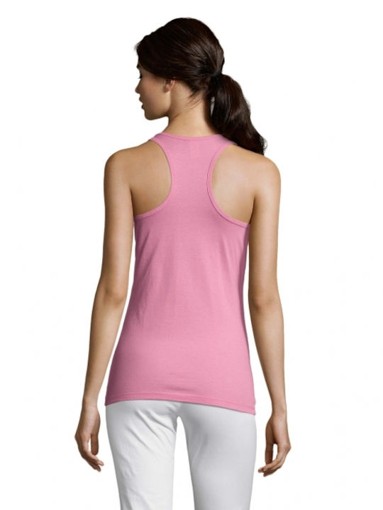 Teesney Γυναικεία Αθλητική Μπλούζα Αμάνικη Ροζ
