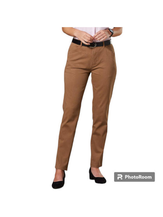 Mexx Femei Pantaloni Chino Maro