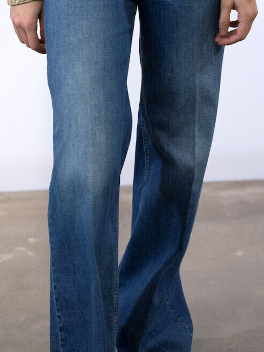 High Waist Women's Jean Trousers