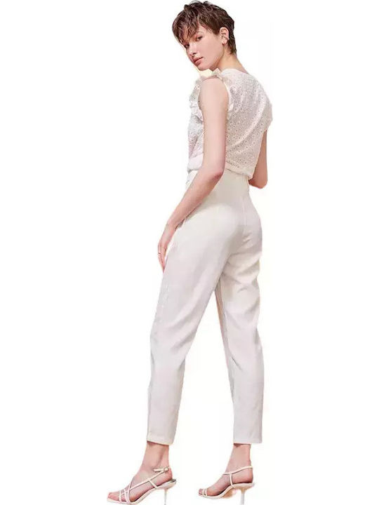 Damen Chino Hose Weiß