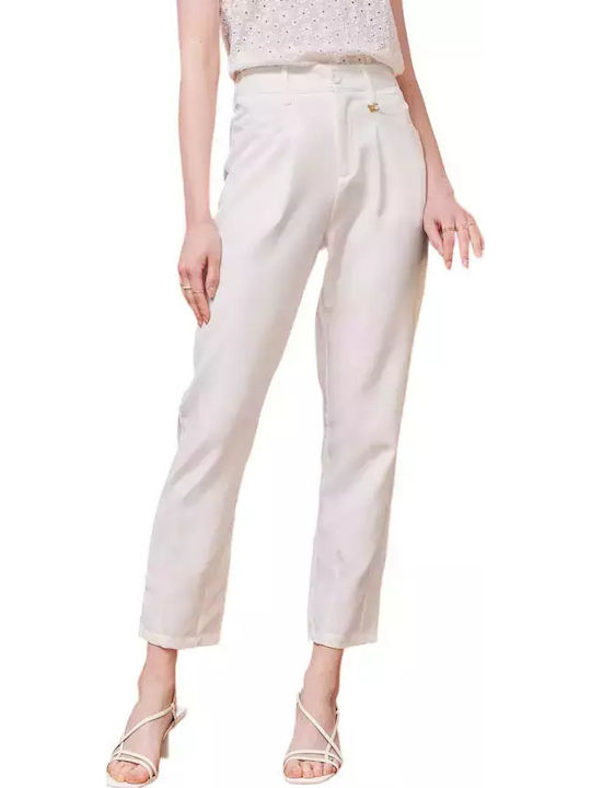 Damen Chino Hose Weiß