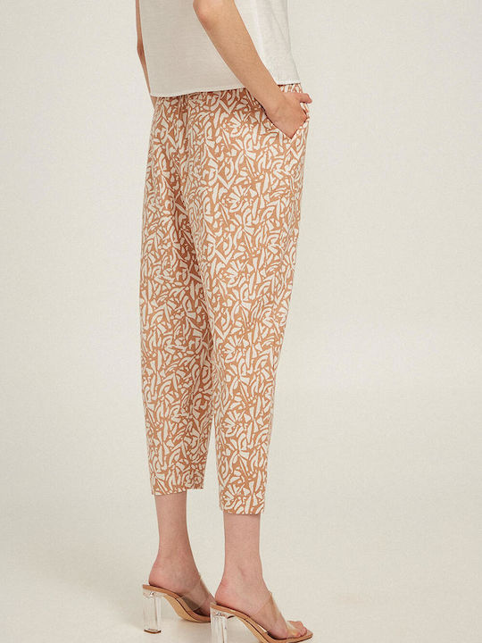 Bill Cost Women's Cotton Trousers Beige