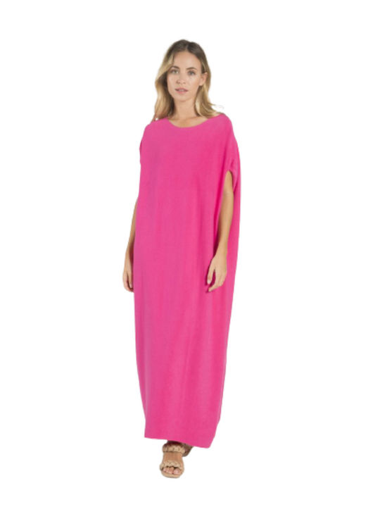 Sommer Maxi Kleid Rosa