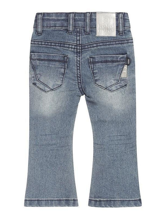 Koko Noko Pantaloni copii din denim Albastru