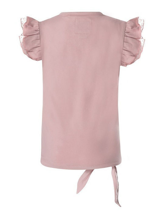 Koko Noko Kids Blouse Short Sleeve Pink