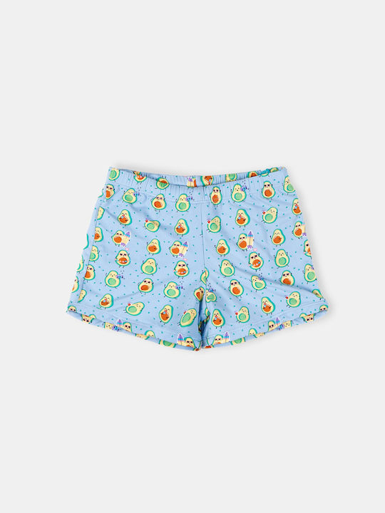 Admas Kinder Badeanzug Badeshorts Hellblau