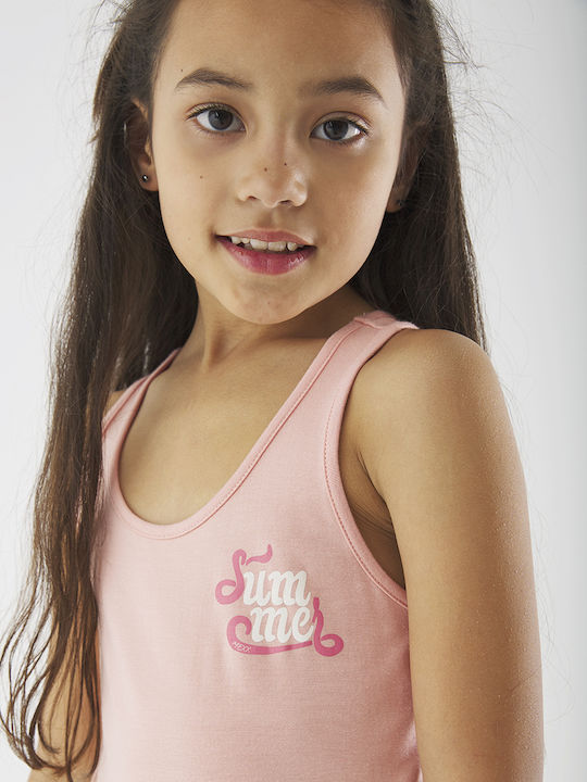 Kinderkleid Ärmellos Rosa