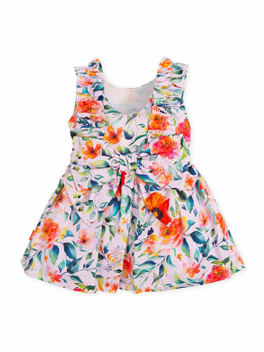 Tutto Piccolo Kids Dress Floral Sleeveless Multicolour