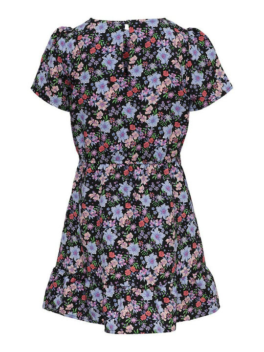 Kids Only Rochie pentru Copii Floral Mâneci scurte Multicolor