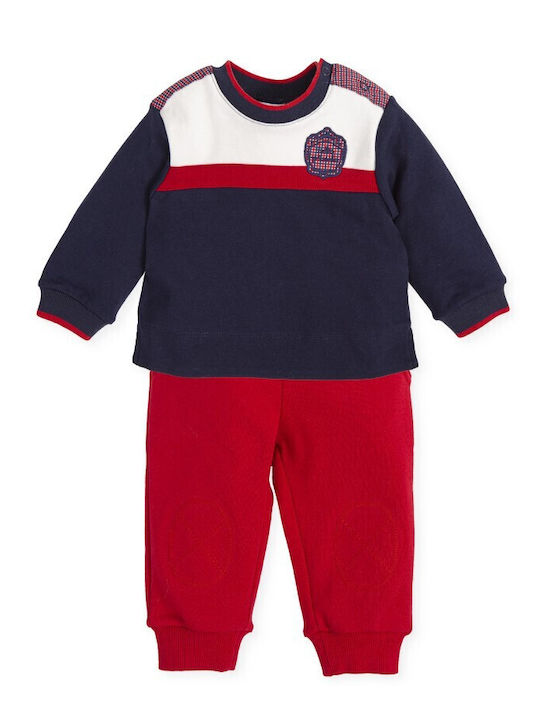 Tutto Piccolo Kids Sweatpants Set Navy Blue 2pcs