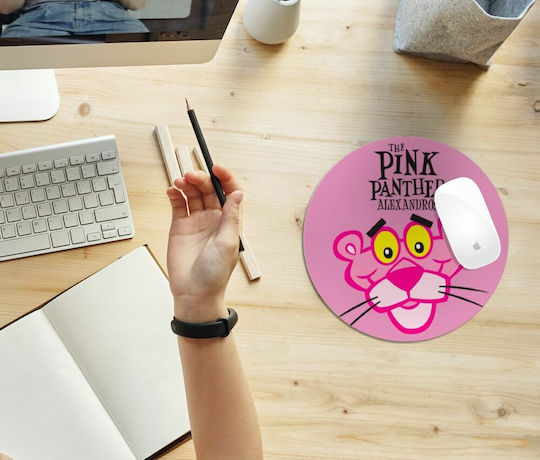 Koupakoupa Мишка Пад Розова Пантера 200мм Розов KP_1830_MOUSEPAD-ROUND