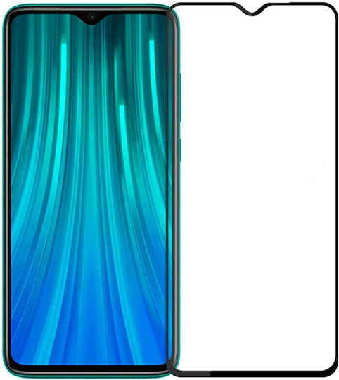 Keramik Vollflächig gehärtetes Glas Schwarz (Redmi Note 8)