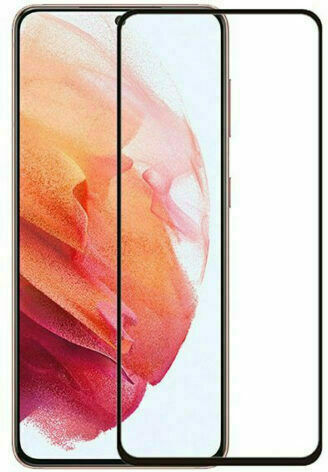 Galaxy S21 Fe 5D Full Face Tempered Glass Μαύρο (Galaxy S21 FE 5G)