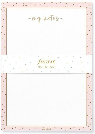 Filofax Confetti 60 Referenzblöcke A5 mit leeren Seiten Weiß