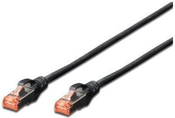 Digitus S/FTP Cat.6 Ethernet Network Cable 0.25m Black 1pcs