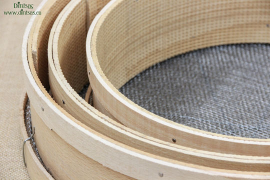 Sieb aus Holz