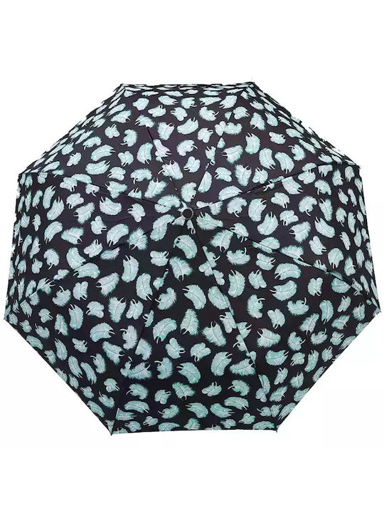 Iris Windproof Automatic Umbrella Compact Navy Blue