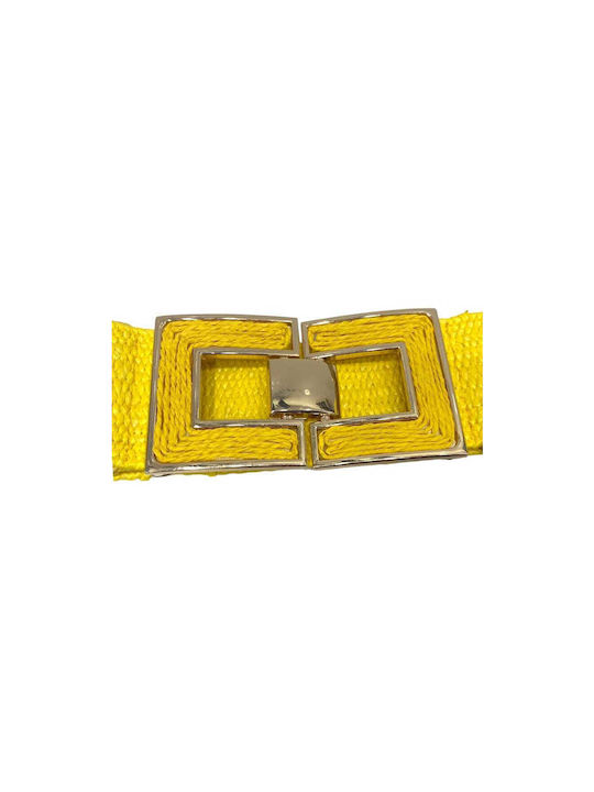 Remix Elastic Women's Belt Yellow