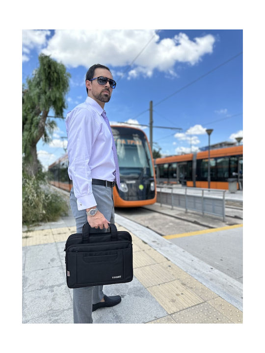 Ytonet 15,6 Laptop 7,2l Messenger Waterproof Bag for 15.6" Laptop Black