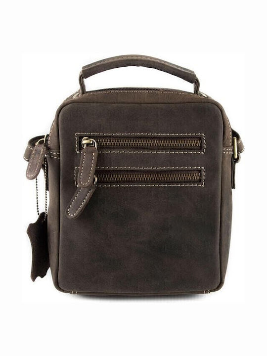 Leather Men's Bag Shoulder / Crossbody Brown