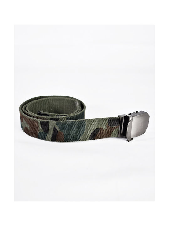 Men's Fabric Webbing Belt Belt Khaki