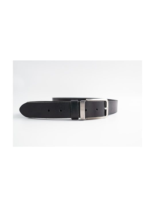 Men's Leather Belt Black