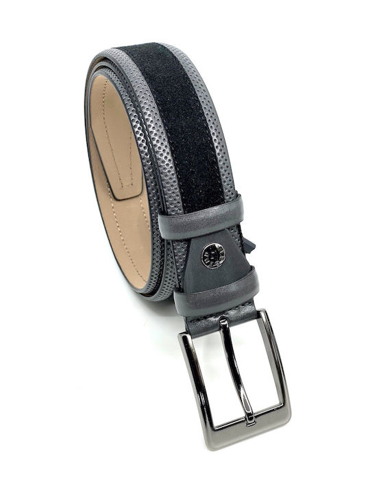 Legend Accessories Men's Leather Belt Black