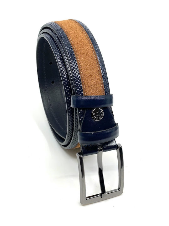 Legend Accessories Men's Leather Belt Tabac Brown ΤΑΜΠΑ ΜΠΛΕ