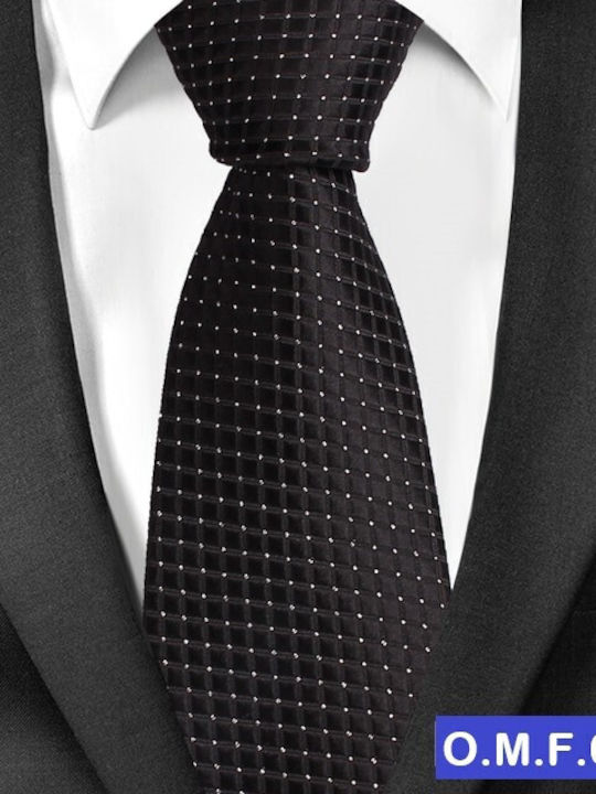 Men's Tie Printed in Black Color