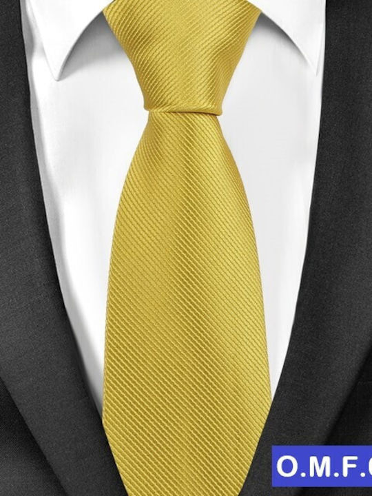 Men's Tie Monochrome Gold