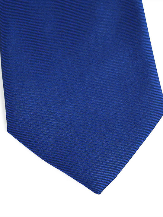 Octopus Sol Men's Tie Silk Monochrome in Blue Color
