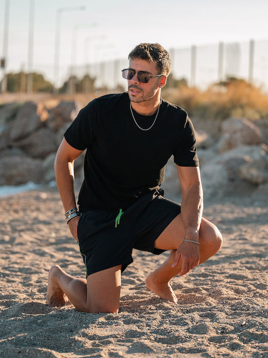 Costume De Baie Bărbați Pantaloni Scurți Negru