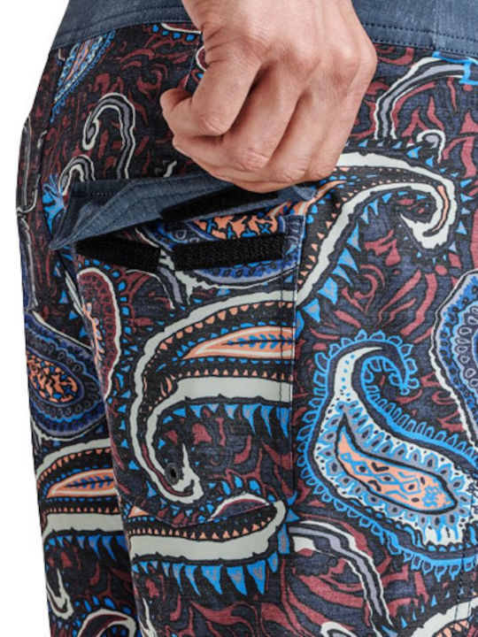 Roark Revival Passage Nomadic Boardshort 17 Ανδρικό Μαγιό Σορτς Navy Μπλε με Σχέδια