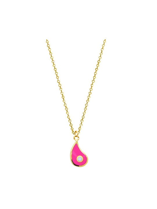 Necklace Eye from Gold 14K