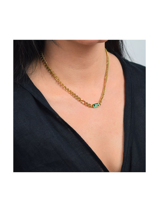 Bohm Necklace from Gold Plated Steel