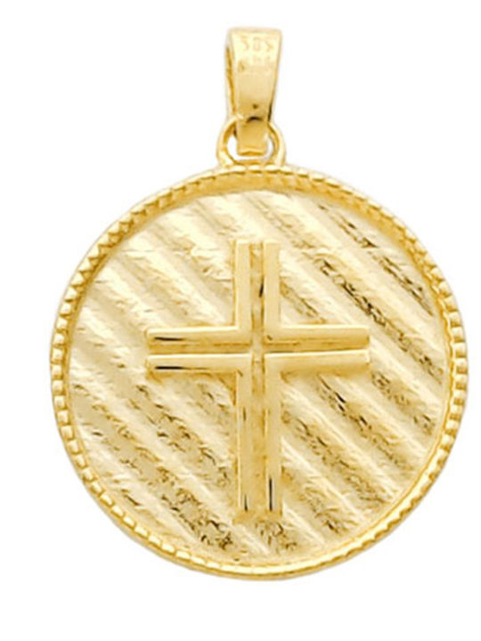 Goldjewels Doppelter Halskette mit Talisman aus 14K Gold Goldjewels Doppelter Halskette mit Talisman aus 14K Gold