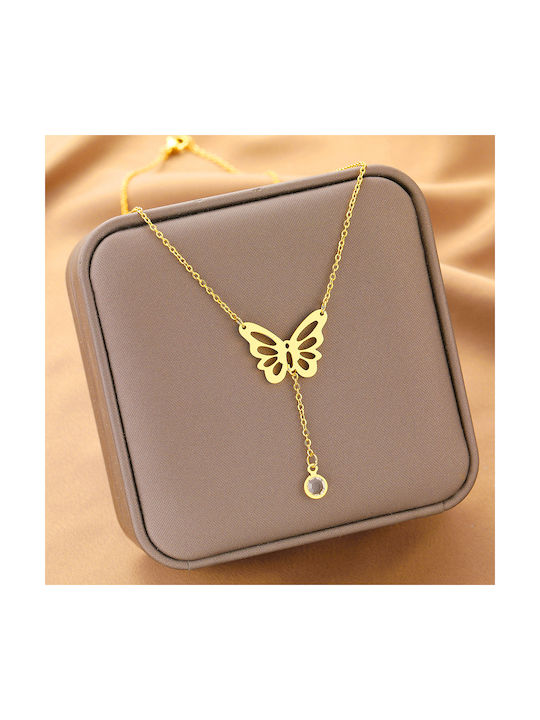 Necklace with design Butterfly