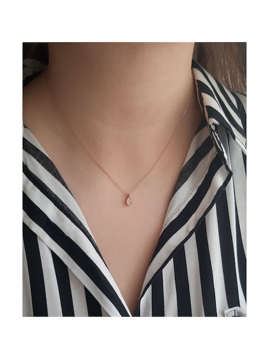 Колие от Розово злато 14K